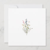 Invitation Un petit fleur sauvage est sur le chemin aquarelle (Dos)