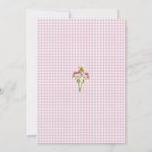 Invitation Un Petit Fleur sauvage Se Trouve Sur Le Chemin Du  (Dos)