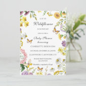 Invitation Un Petit Fleur sauvage Se Trouve Sur Le Chemin Du  (Debout devant)