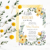 Invitation Un Petit Fleur sauvage Se Trouve Sur Le Chemin Du