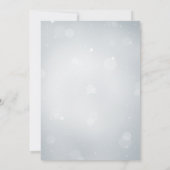 Invitation Un petit flocon de neige est sur le Baby shower Wa (Dos)