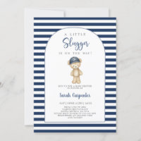 Un petit frappeur de baseball Baby Shower Garçon