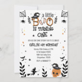 Invitation un petit garçon fête son premier anniversaire (Devant)