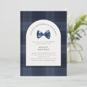 Invitation Un petit homme est en chemin Baby shower (Debout devant)