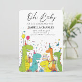 Invitation Un petit homme est en route (Debout devant)