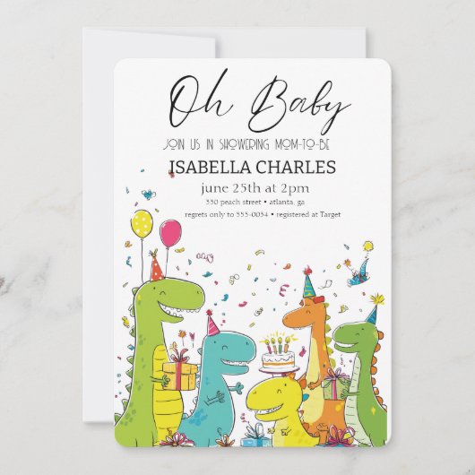 Invitation Un petit homme est en route (Devant)