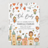 Invitation Un petit homme est en route (Devant / Derrière)