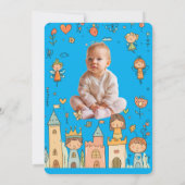 Invitation Un petit homme est en route (Dos)