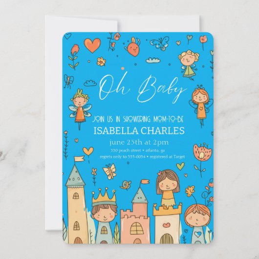 Invitation Un petit homme est en route (Devant)