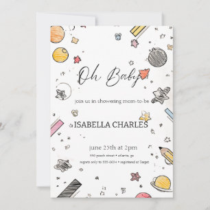 Invitation Un petit homme est en route