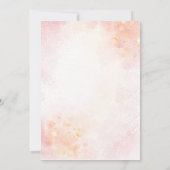 Invitation Un Petit Lapin Doux Est En Chemin Baby shower Inv (Dos)