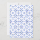 Invitation Un Petit Lapin Se Trouve Sur Le Chemin Du Baby sho (Dos)