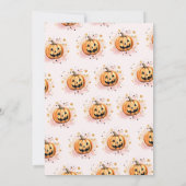 Invitation Un petit livre est presque à Baby shower (Dos)