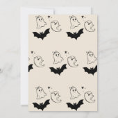 Invitation Un petit livre est presque attendu Bow baby shower (Dos)