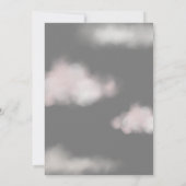 Invitation Un petit livre est presque dû ! Baby shower à thèm (Dos)