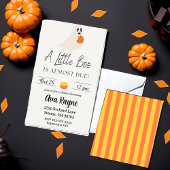 Invitation Un petit livre est presque dû Baby shower Invitati