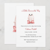 Invitation Un petit livre est sur le chemin Invitation, Hallo (Devant / Derrière)