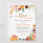 Invitation Un petit livre sur le chemin Baby shower d'automne (Devant)