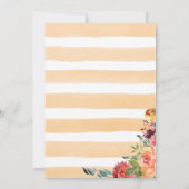 Invitation Un petit livre sur le chemin Baby shower d'automne (Dos)