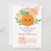 Invitation Un petit morceau est en route (Devant)