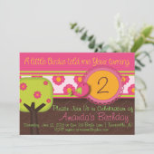 Invitation Un petit oiseau (Debout devant)