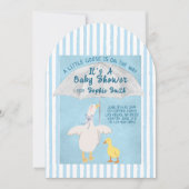 Invitation Un petit orignal est en route C'est un Baby shower (Devant)