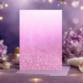 Invitation Un petit papillon Boho violet Baby shower fille