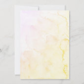 Invitation Un Petit Papillon Est En Chemin De Baby shower (Dos)