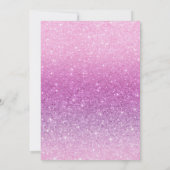 Invitation Un petit papillon mignon Boho rose Baby shower fil (Dos)