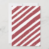 Invitation Un petit paquet de joie ! Baby shower de Noël (Dos)