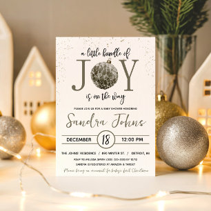 Invitation Un petit paquet de joie est en route Baby Shower