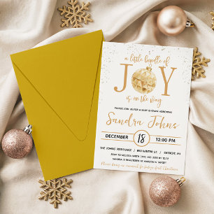 Invitation Un petit paquet de joie est en route Baby Shower