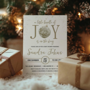 Invitation Un petit paquet de joie est en route Baby Shower