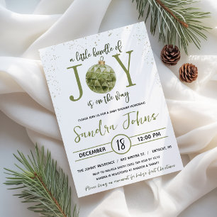 Invitation Un petit paquet de joie est en route Fête prénatal