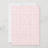 Invitation Un petit petit Baby shower amoureux de Valentine (Dos)