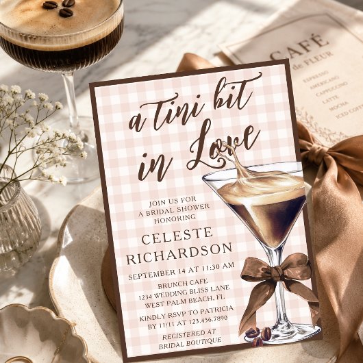 Invitation Un Petit Peu Amoureuse Espresso Martini Enterremen