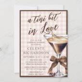 Invitation Un Petit Peu Amoureuse Espresso Martini Enterremen (Devant)