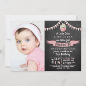 Invitation Un petit plateau de cuisson photo 1er anniversaire (Devant)