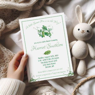 Invitation Un petit pois sucré est en route ! Baby Shower