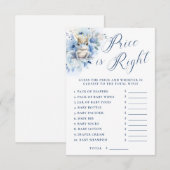 Invitation Un Petit Prince Bleu Royal Douche Le Juste Prix (Devant / Derrière)