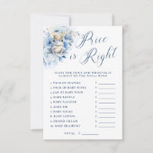 Invitation Un Petit Prince Bleu Royal Douche Prix est Juste (Devant)