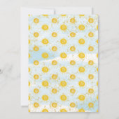 Invitation Un petit rayon de soleil Baby Boy Douche (Dos)