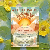 Un petit rayon de soleil Baby shower