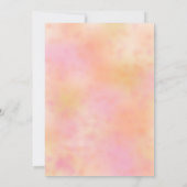 Invitation Un petit rayon de soleil Baby shower fille (Dos)