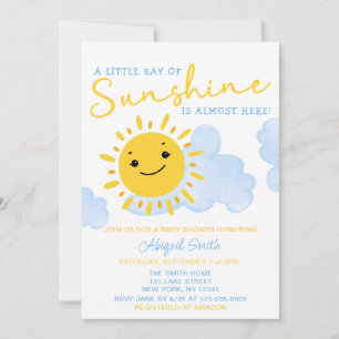 INVITATION UN PETIT RAYON DE SOLEIL EST PRESQUE LÀ