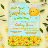 Invitation Un petit rayon de soleil est presque là 