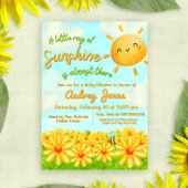 Invitation Un petit rayon de soleil est presque là 