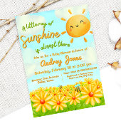 Invitation Un petit rayon de soleil est presque là 