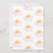 Invitation Un petit rayon du Baby shower de la fille Sunshine (Dos)