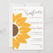 Invitation Un Petit Tournesol Est En Route (Devant)